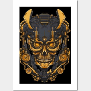 ETHEREAL GOLD SKULL V2 Posters and Art